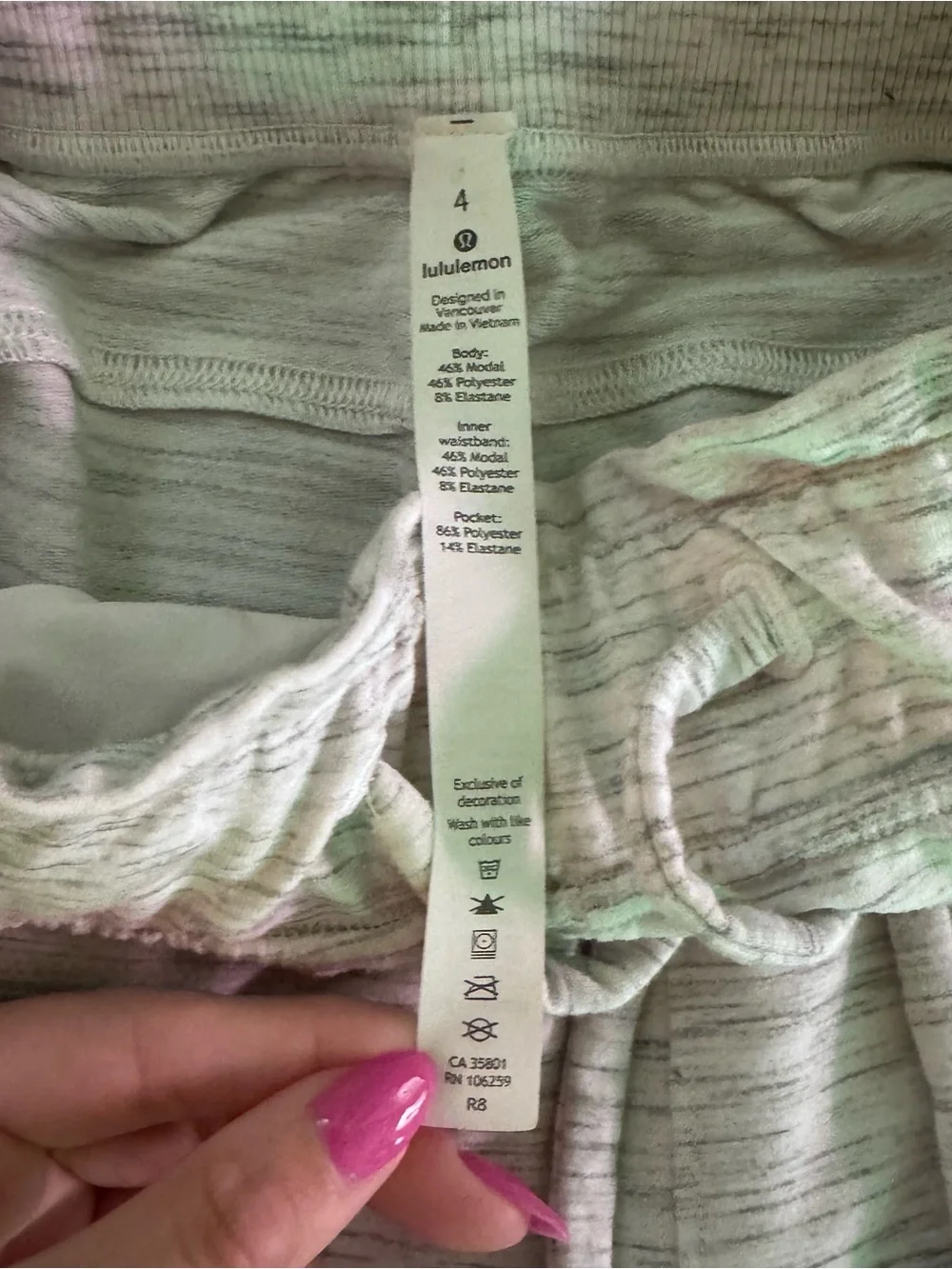 Lululemon Woman’s Heather Gray hellosunday Drawstring Shorts